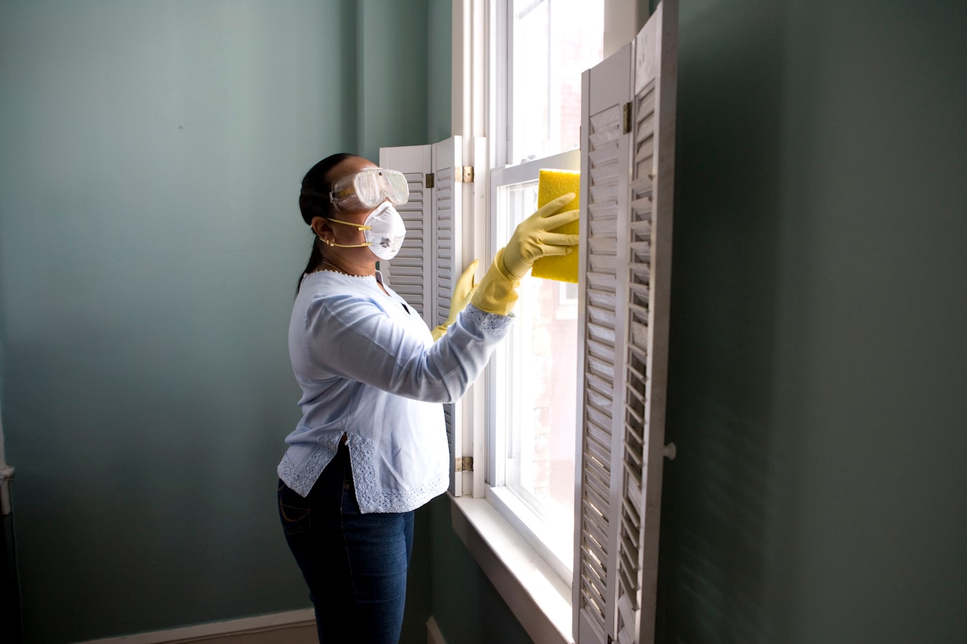 PikoFlux cleaning team at work